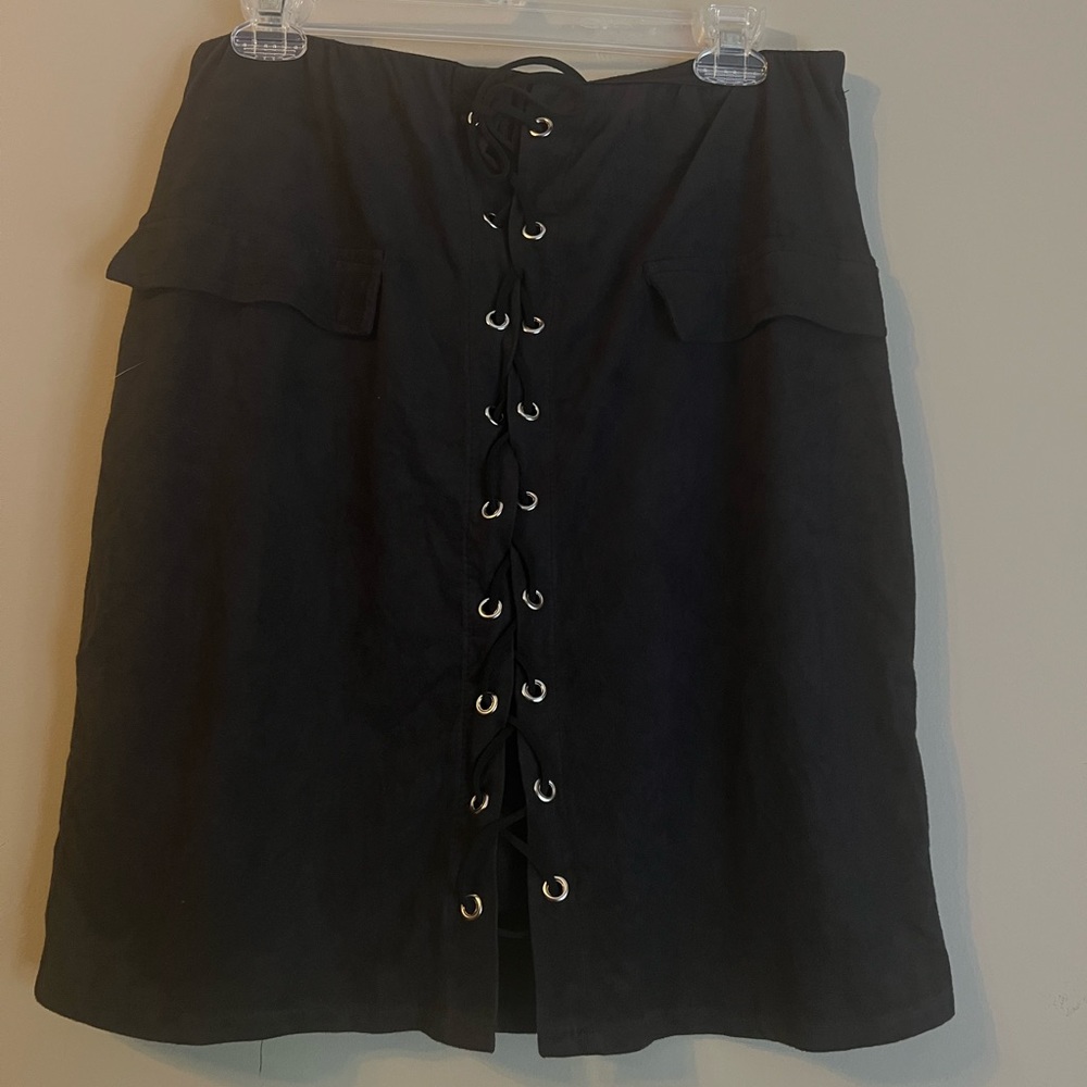 Black laced Mini Skirt